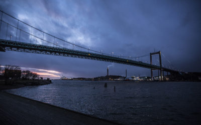 Älvsborgsbron i nytt ljus