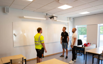 Elektroskandia totalleverantör vid utbyggnaden av Folkungaskolan