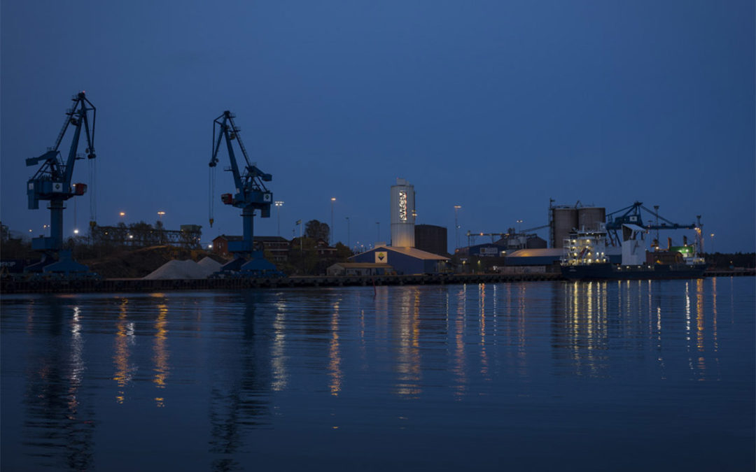 Oxelösunds Hamn investerar i ny belysning