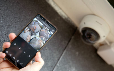 Trygghet med kameraövervakning via mobilen