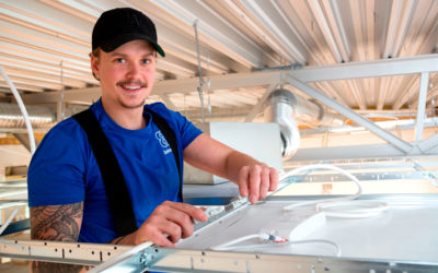 Snabb armaturinstallation med förmonterad kabel och snabbkoppling