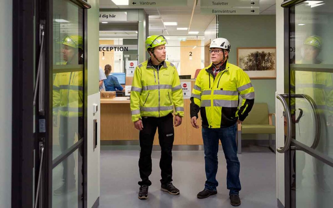 Leverans av datanät och passersystem till Framtidsbygget Hudiksvalls sjukhus