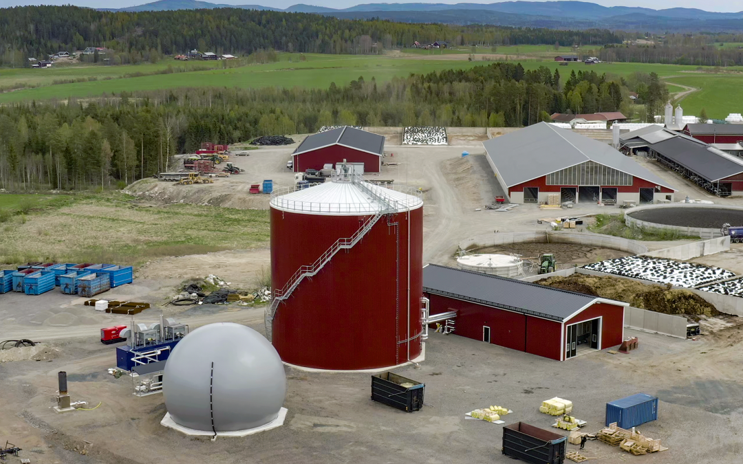 Biogasanläggning byggs på mjölkgård